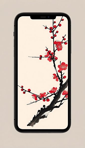 壁纸_梅花枝